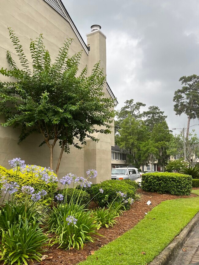 Landscaped welcoming entrance - 6501 Habersham St