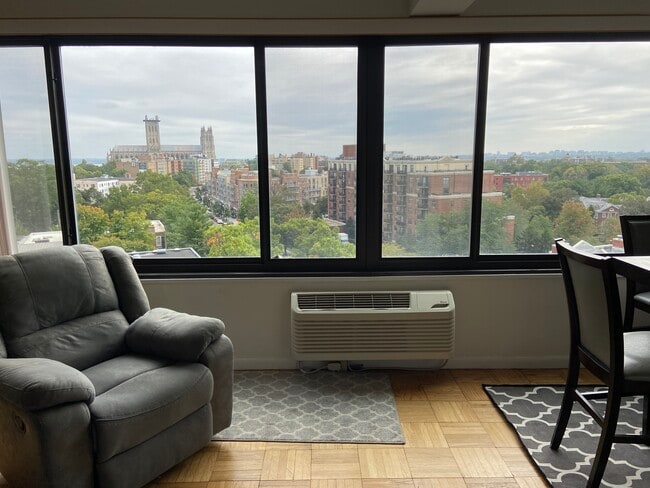Huge windows to showcase incredible views of DC - 3601 Wisconsin Ave Apartment
