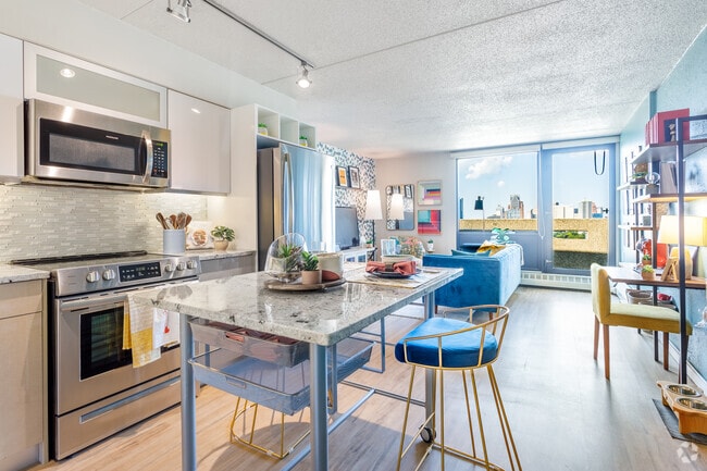 1HAB, 1BA - A4, 550 ft² - City Club Apartments Lafayette Park