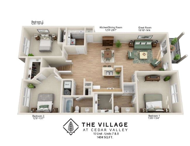 Building Photo - The Village at Cedar Valley