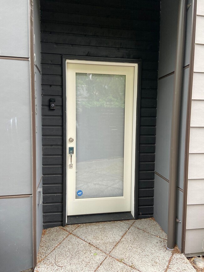 Front door with ring camera - 12735 35th Ave NE