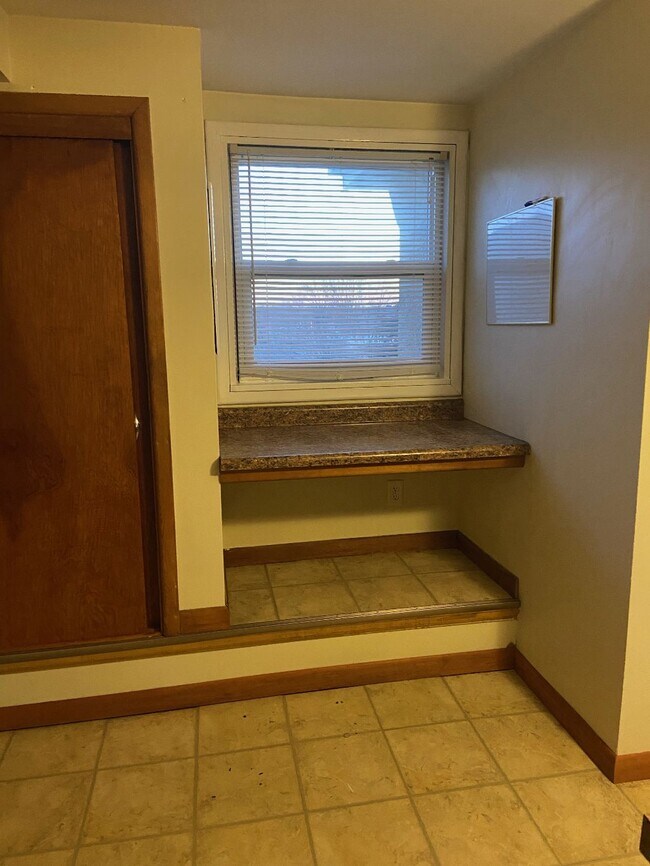 desk in kitchen - 405 7th St