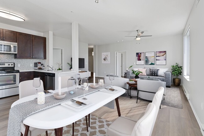 Open-concept floor plans with design flexibility - Allegro at Jack London Square