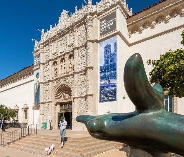 The San Diego Museum of Art contains a nationally-recognized collection of paintings and sculptures