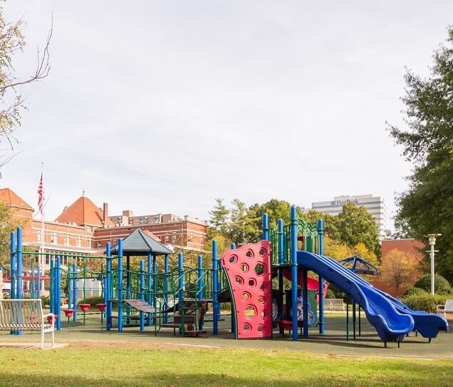 The playground at World's Fair Park is great for kids
