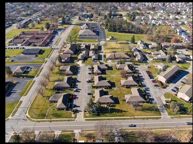 Aerial Photo - Garden Court Apartments
