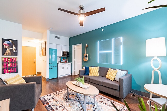 Experience the perfect blend of style and comfort in this vibrant urban living space. - Cambridge Hall at College Station