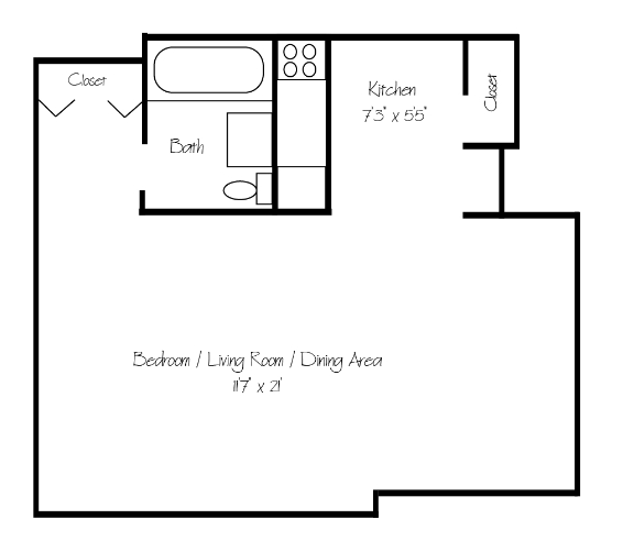 Plano de planta - ABC Housing Apartments