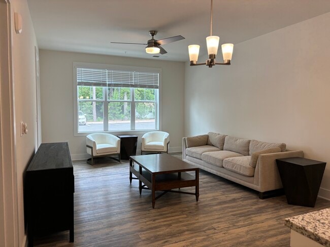 1BR Living Area - Fox Crossing Luxury Apartments