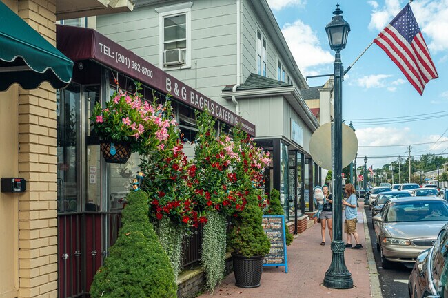 Grab a fresh bagel on Main Street in Ramsey.