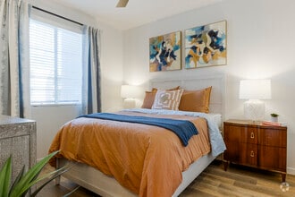 COPPER - 1BR, 1BA - 590SF - Bedroom - Evara Living