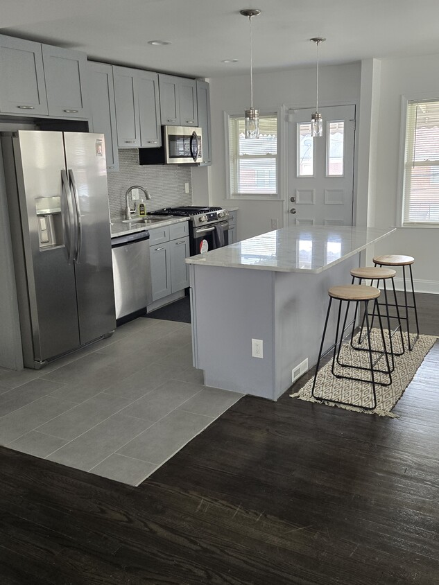 Kitchen and Island - 1511 Woodbourne Ave