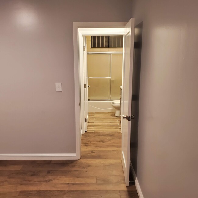 View from bedroom into bathroom - 1860 S Curson Ave