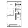 2 Bed, 2 Bath Upper Interior