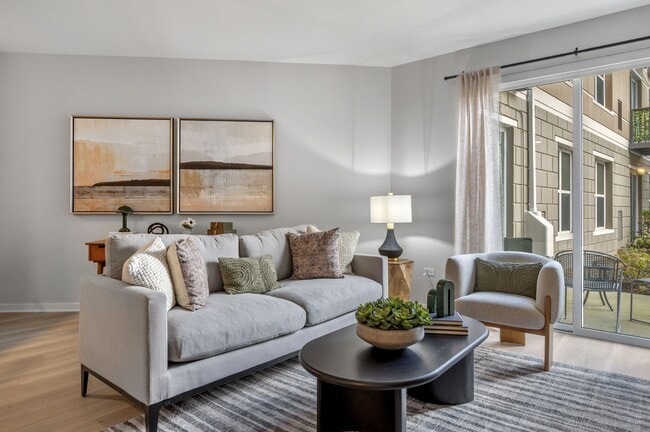 Living Room Space at Avant at the Arboretum Apartments in Lisle, IL 60532 - Avant at the Arboretum