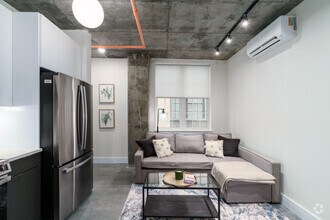 1BR, 1BA - 449SF - Living Room - The Gotham