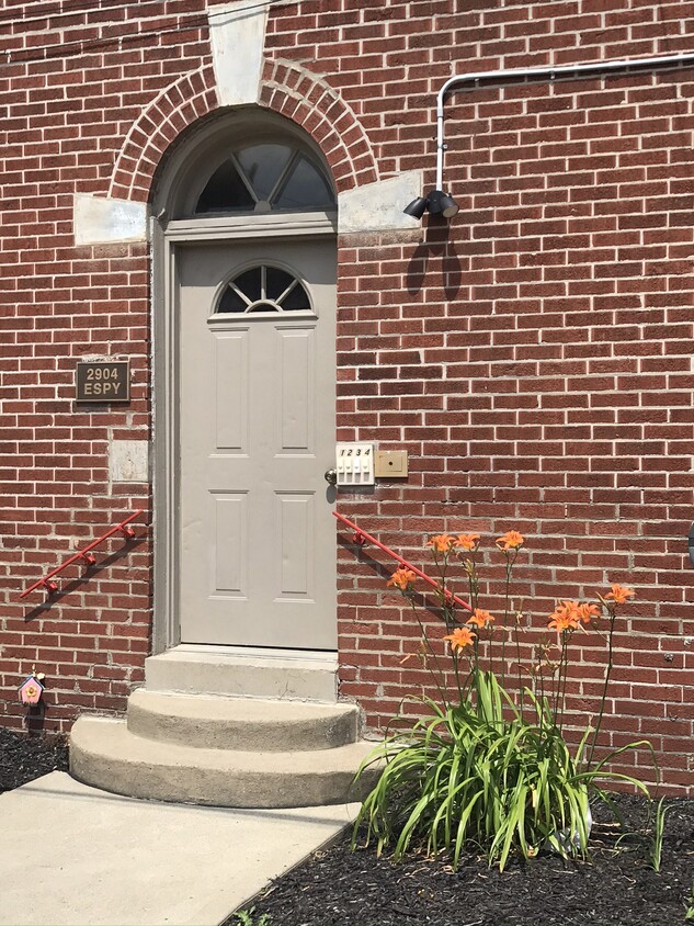 Front Door Entrance to Building - 2904 Espy Ave