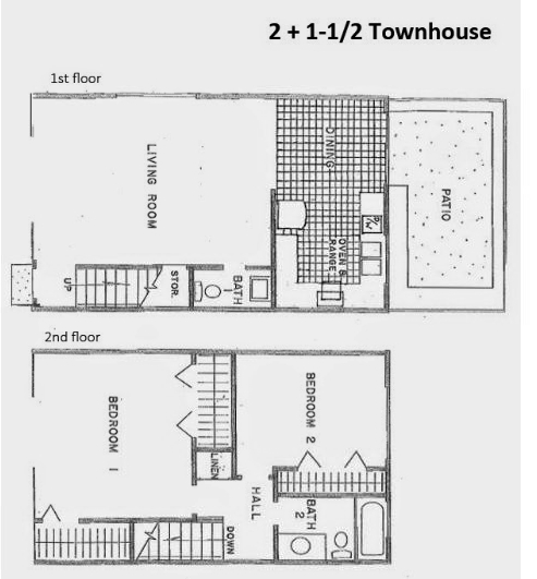2BR/1.5BA - Len Mar Garden Apartments