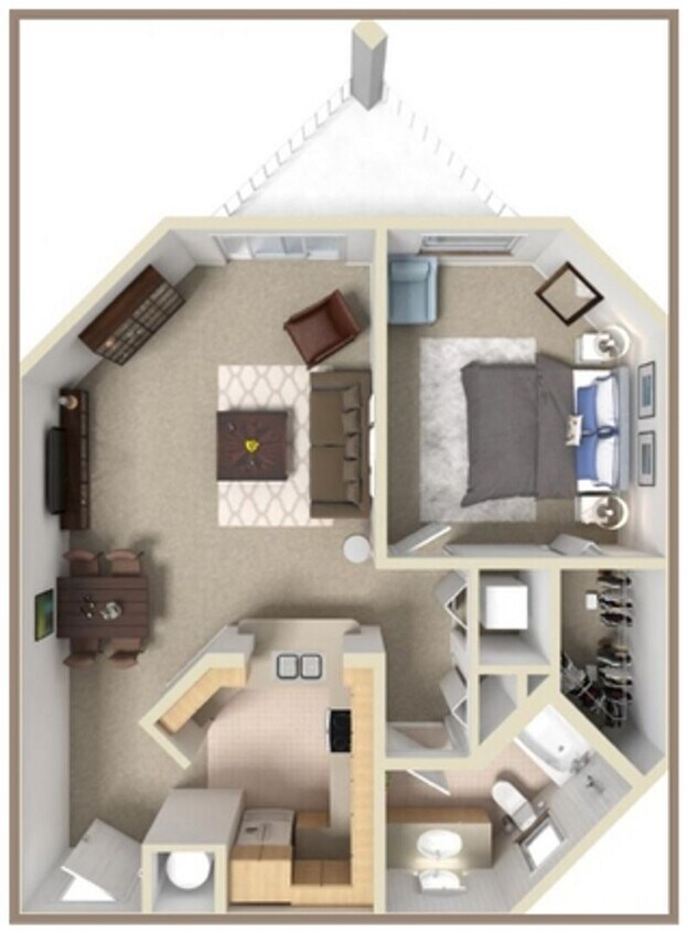 Primary Photo - Beautiful 1/1 Ready For Move In !!!