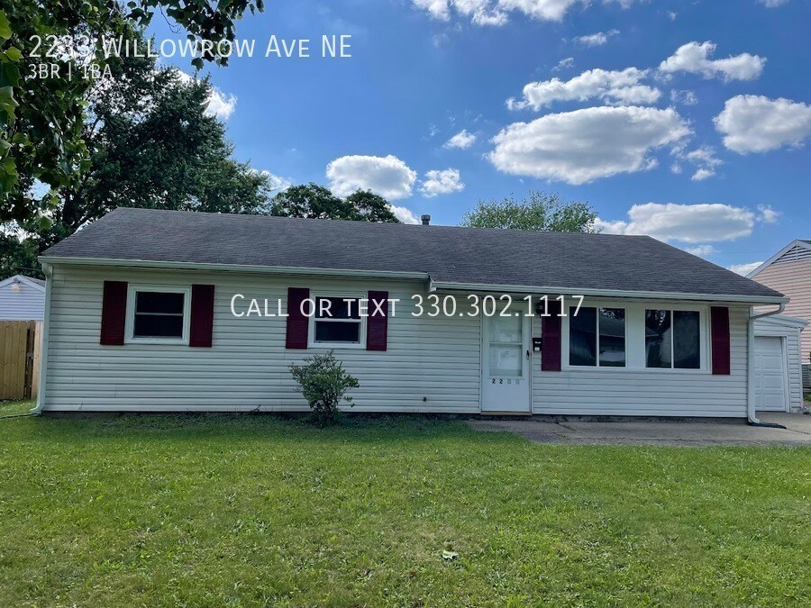 2233 Willowrow Ave NE, Canton, OH 44705 House Rental in Canton, OH