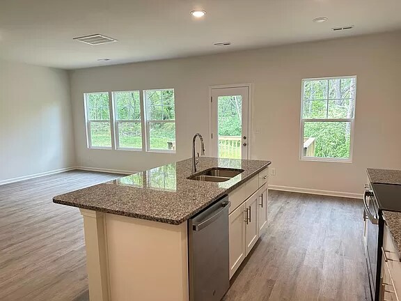 Lower Level Open Floor Plan - 516 Wabash Ave