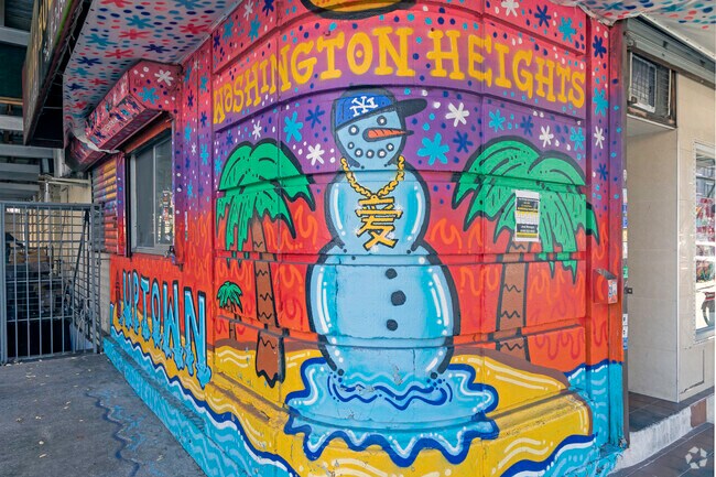 Mural on Building - 2129-2133 Amsterdam Ave