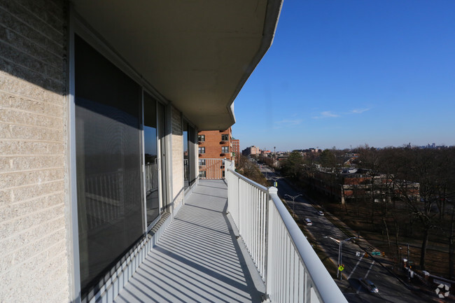 Balcony - Hopkins House Apartments