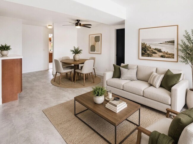 Living Room and Dining Room - 2507 E 15th St