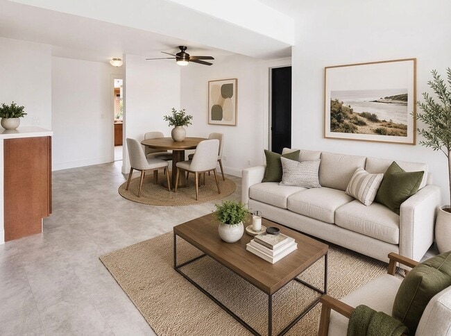 Living Room and Dining Room - 2507 E 15th St