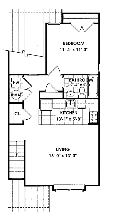 1BR/1BA - Baywood Village