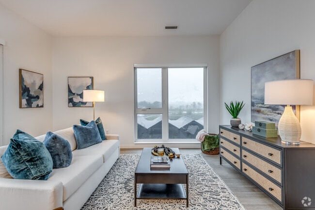 2 BR, 2 BA - 1,198SF - Living Room - COAST at Lakeshore Commons