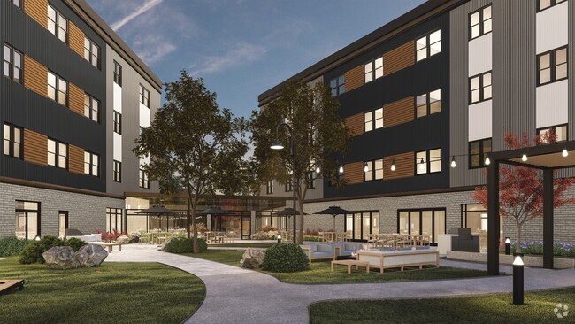 Courtyard Rendering - The Eddy