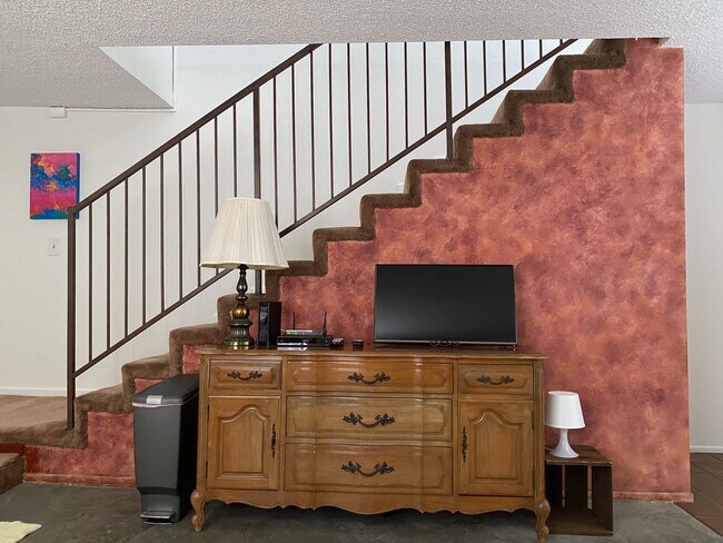 Living Room and Stairwell - 1061 S Stanley Ave