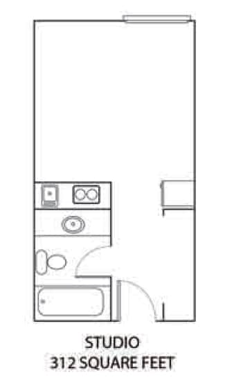 Studio - Audubon Park Place- Utilities Included