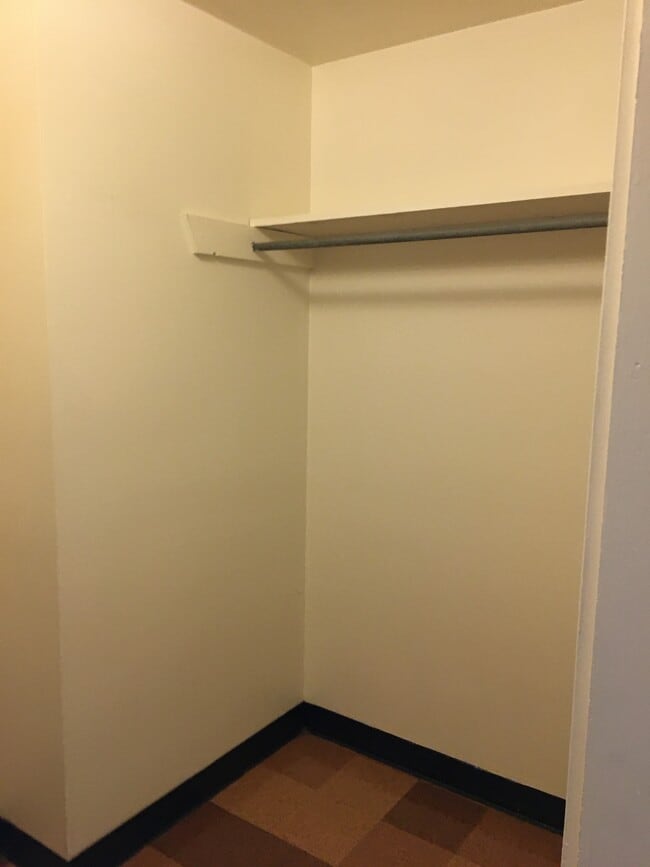 B-207 walk thru closet no dresser - Harvest Manor Apartments