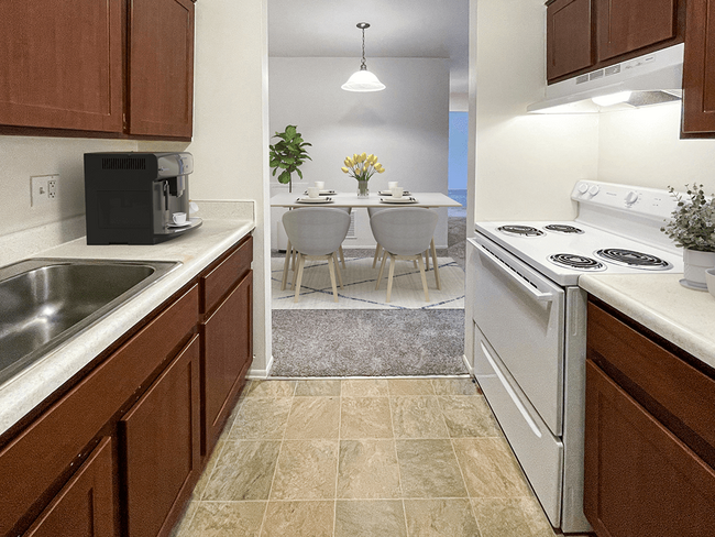 Double-Galley Kitchen Layouts - Pine Lake Manor