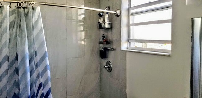 New tiled shower - 1200 Euclid Ave