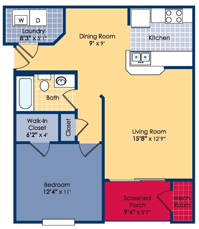 1HAB/1BA - Abberly Pointe Apartment Homes