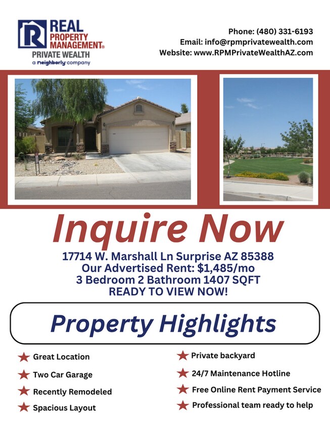 Foto del edificio - COMING SOON! Spacious 3 Bed 2 Bath Home in Surprise Farms!