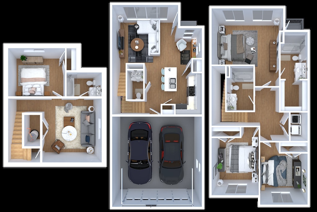4 dormitorios - Slatewood Townhomes