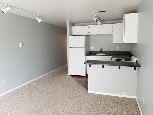 Kitchen view from living room - 4300 Medard Pl