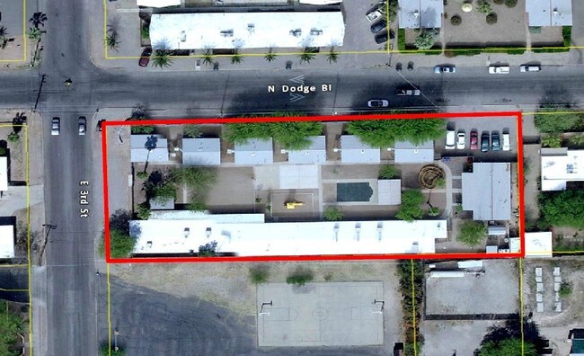 Aerial Photo - 3701 E 3rd St