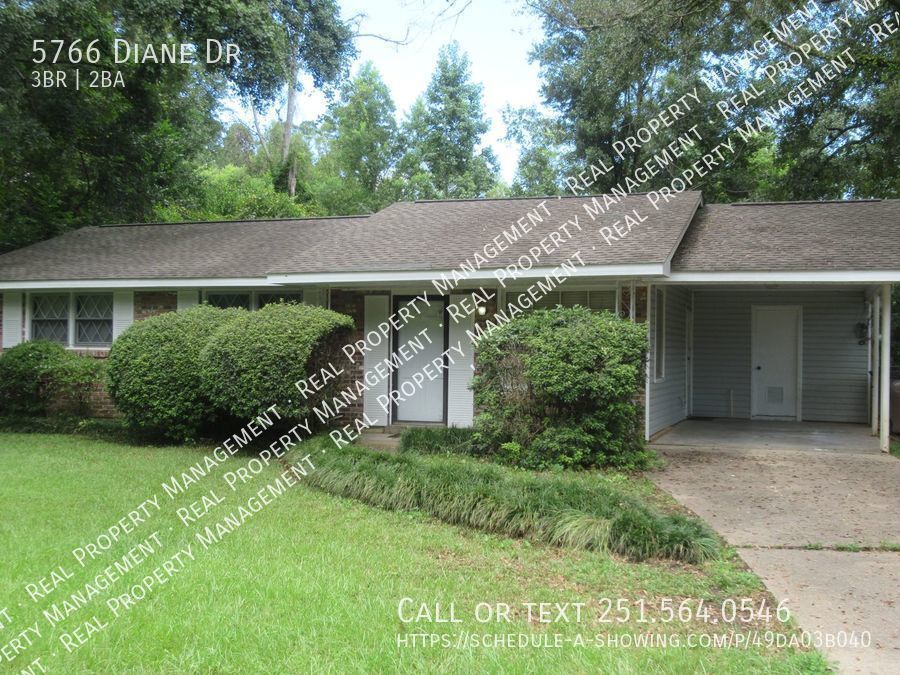 5766 Diane Dr, Mobile, AL 36618 House Rental in Mobile, AL