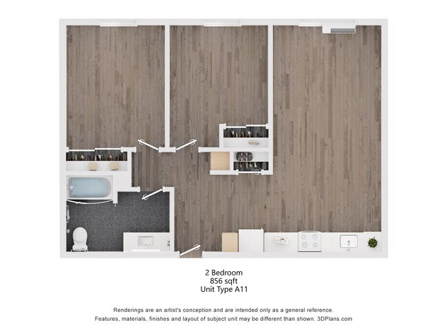 Plano de planta - Parkside Heights