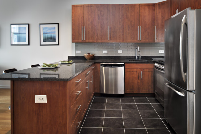 One Bedroom Kitchen - Avalon Hoboken