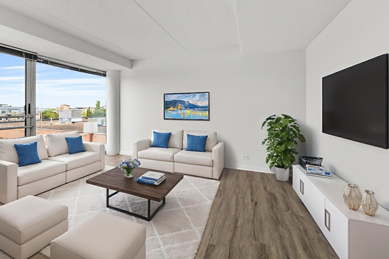Foto del edificio - Modern 1-Bedroom in Downtown Highland Park | Private Terrace + In-Unit Laundry