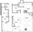 2 Bed/2 Bath-2D-2