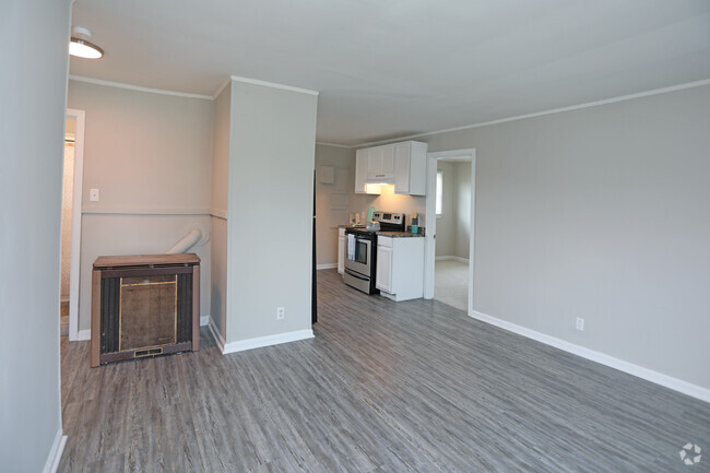 Luxury plank flooring - The Villas at Park Terrace