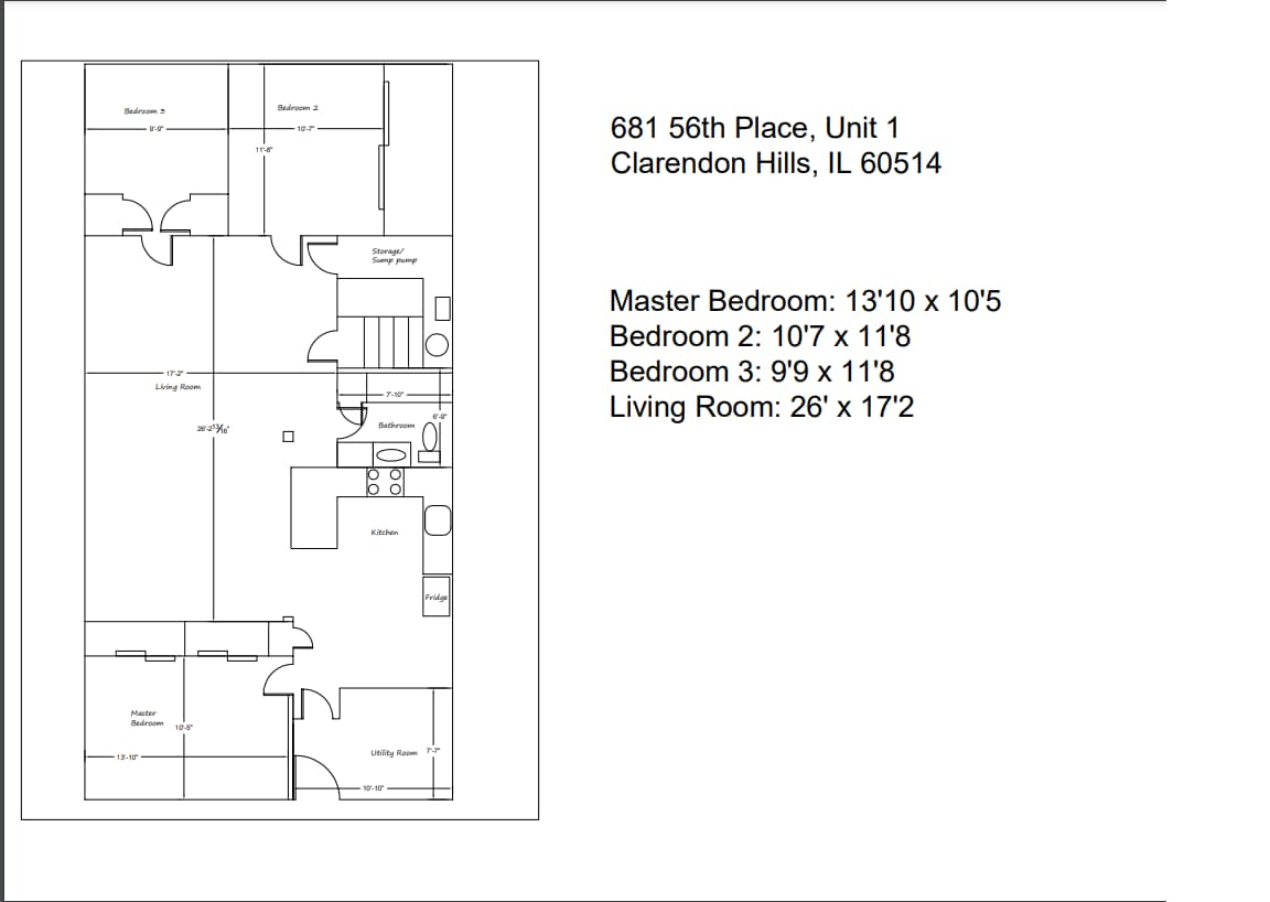 Layout - 681 56th Pl