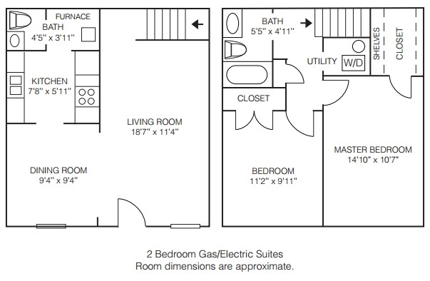 Windsor Park Estates – Two Bedroom Suites